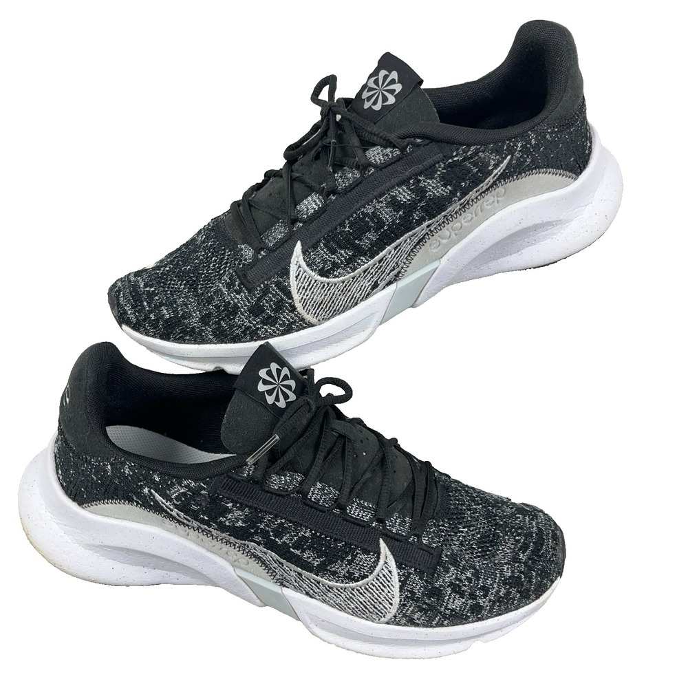 Nike Mens SuperRep Go 3 Flyknit DH3394-010 Sneaker Black Size 12 Running Shoe